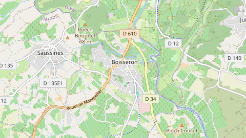 Carte de localisation de l'évènement