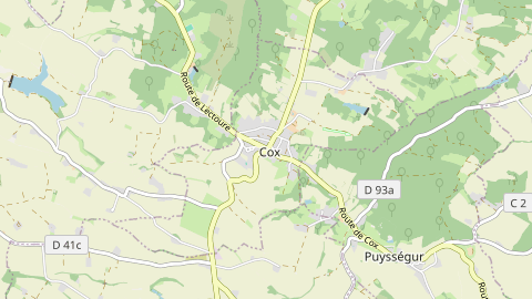 Carte de localisation de l'évènement