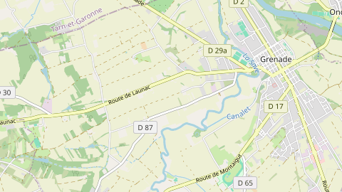 Carte de localisation de l'évènement