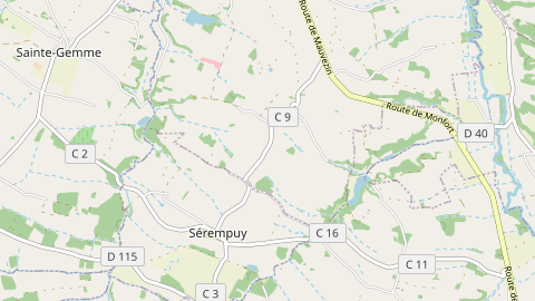 Carte de localisation de l'évènement
