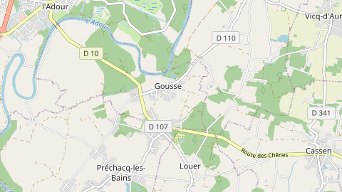 Carte de localisation de l'évènement