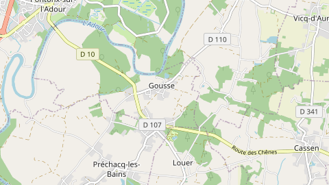 Carte de localisation de l'évènement