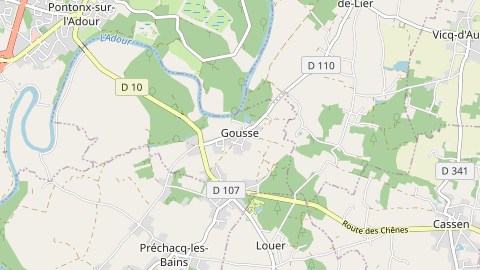 Carte de localisation de l'évènement
