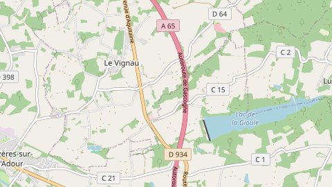 Carte de localisation de l'évènement