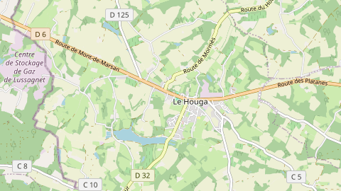 Carte de localisation de l'évènement