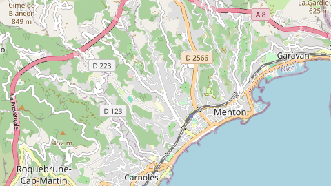 Carte de localisation de l'évènement