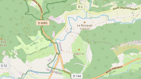 Carte de localisation de l'évènement