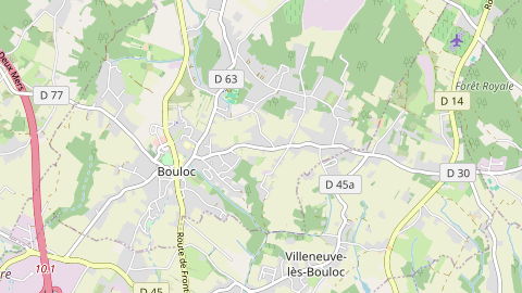 Carte de localisation de l'évènement