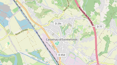 Carte de localisation de l'évènement