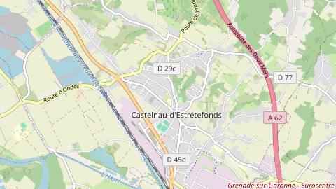 Carte de localisation de l'évènement