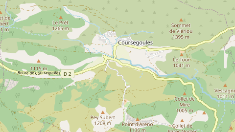Carte de localisation de l'évènement