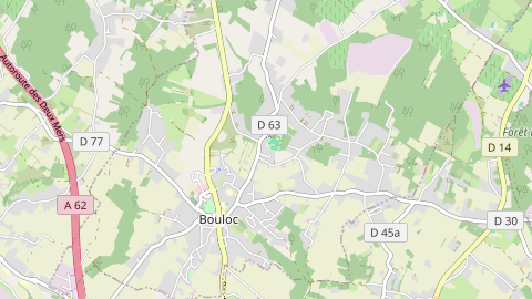 Carte de localisation de l'évènement