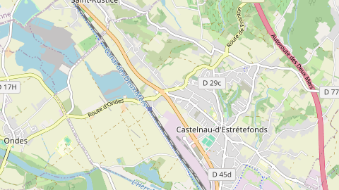 Carte de localisation de l'évènement