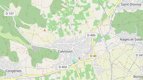 Carte de localisation de l'évènement