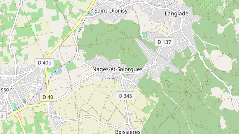Carte de localisation de l'évènement