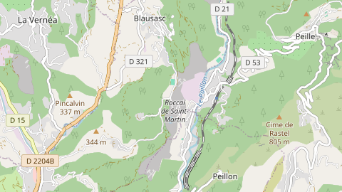 Carte de localisation de l'évènement