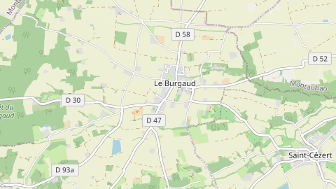 Carte de localisation de l'évènement