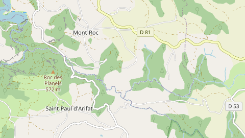 Carte de localisation de l'évènement