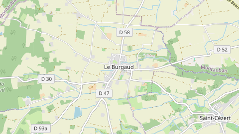 Carte de localisation de l'évènement