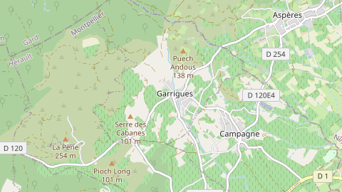 Carte de localisation de l'évènement