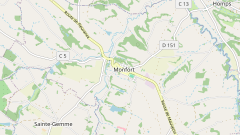 Carte de localisation de l'évènement