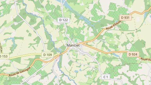 Carte de localisation de l'évènement