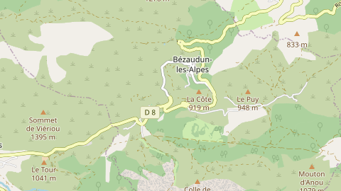 Carte de localisation de l'évènement