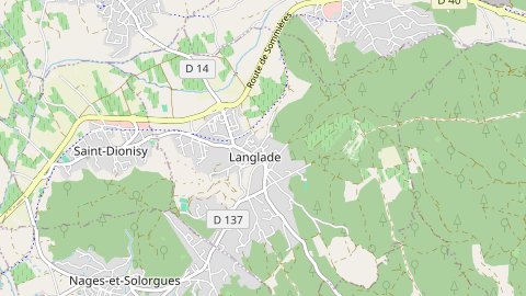 Carte de localisation de l'évènement