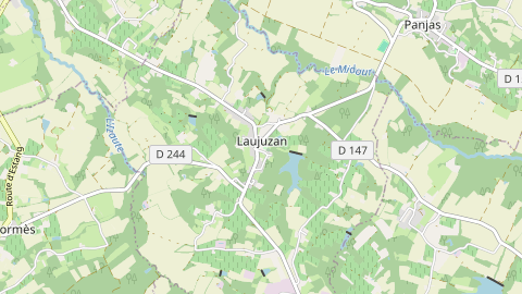 Carte de localisation de l'évènement