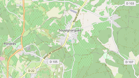 Carte de localisation de l'évènement