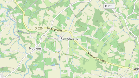 Carte de localisation de l'évènement