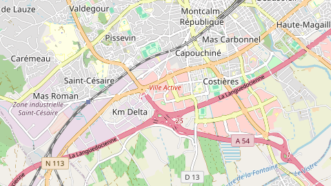 Carte de localisation de l'évènement