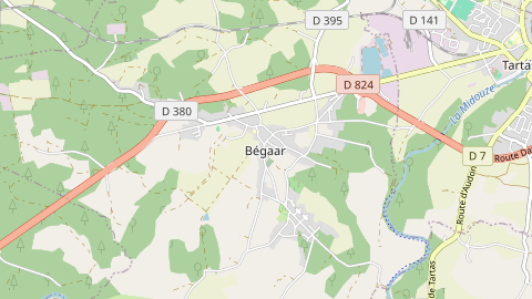 Carte de localisation de l'évènement