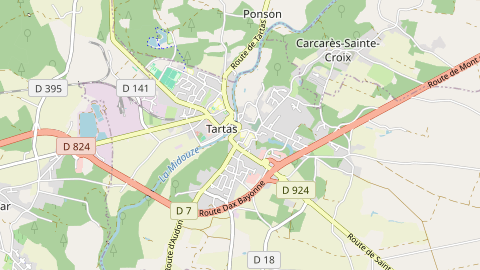 Carte de localisation de l'évènement
