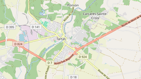 Carte de localisation de l'évènement