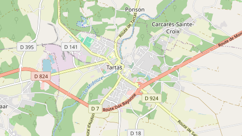 Carte de localisation de l'évènement