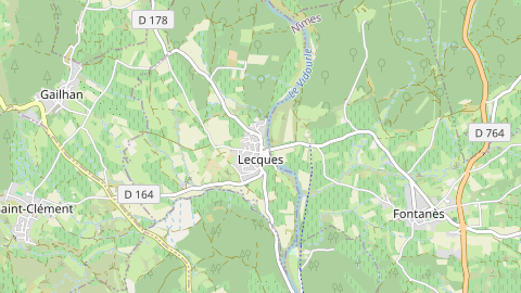 Carte de localisation de l'évènement