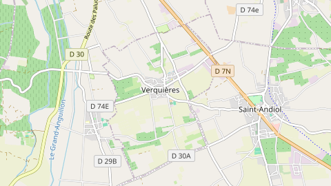 Carte de localisation de l'évènement