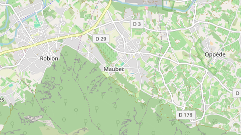 Carte de localisation de l'évènement