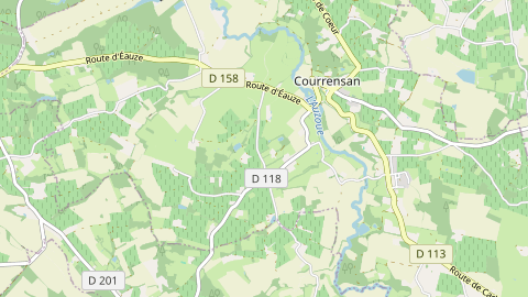 Carte de localisation de l'évènement