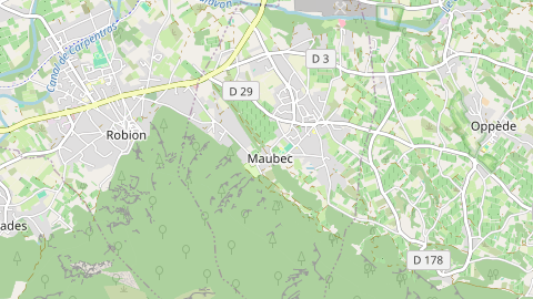 Carte de localisation de l'évènement