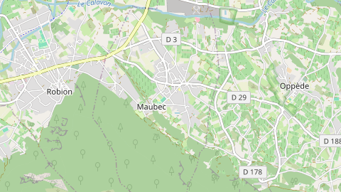 Carte de localisation de l'évènement