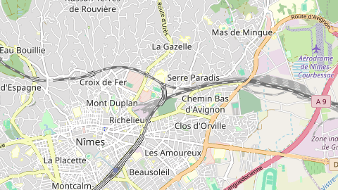 Carte de localisation de l'évènement