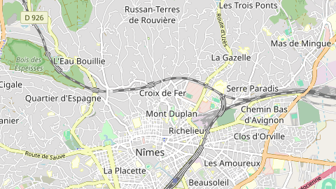 Carte de localisation de l'évènement