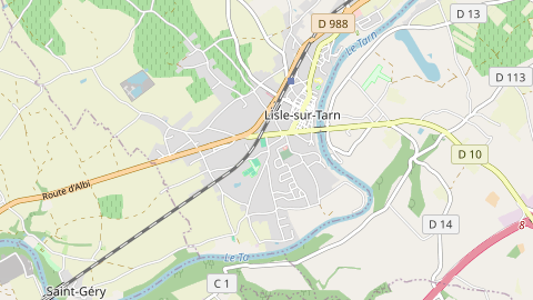 Carte de localisation de l'évènement