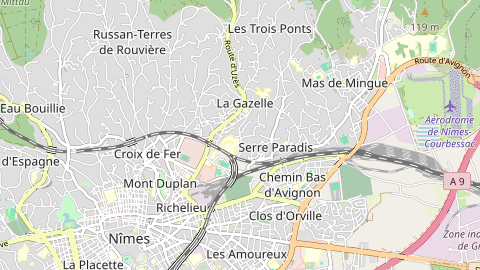 Carte de localisation de l'évènement