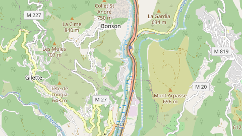 Carte de localisation de l'évènement