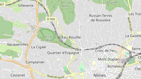 Carte de localisation de l'évènement