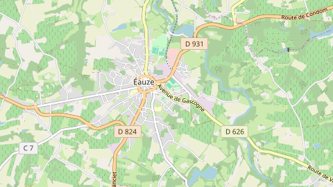 Carte de localisation de l'évènement