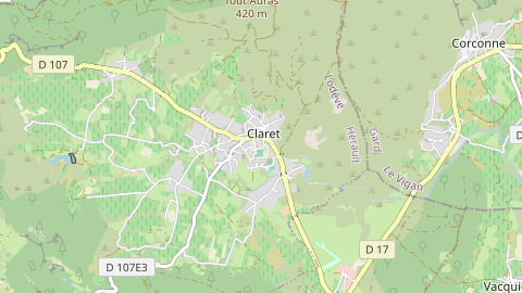 Carte de localisation de l'évènement